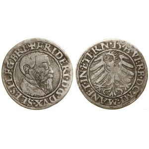 Sliezsko, penny, 1543, Brzeg