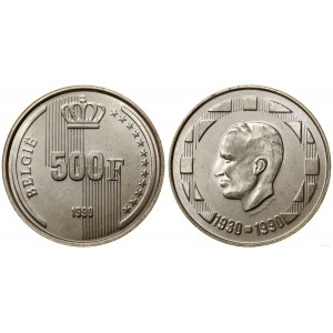 Belgium, 500 francs, 1990, Brussels