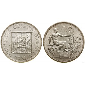 Czechoslovakia, 10 crowns, 1932, Kremnica