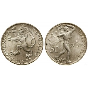 Československo, 50 korún, 1948, Kremnica