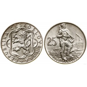 Czechoslovakia, 25 crowns, 1954, Kremnica