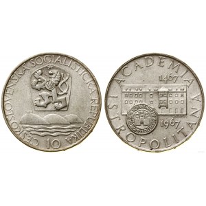 Československo, 10 korún, 1967, Kremnica