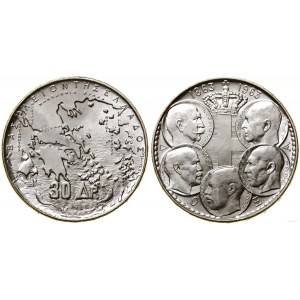 Grecja, 30 drachm, 1963, Berlin