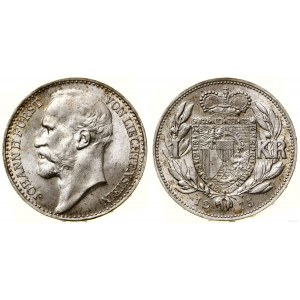 Liechtenstein, 1 crown, 1915, Bern
