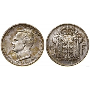 Monaco, 5 francs, 1960, Paris