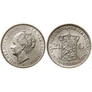 Niderlandy, 2 1/2 guldena, 1939, Utrecht