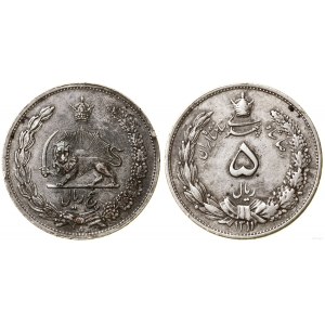 Persja (Iran), 5 rials, 1311 (AD 1932)