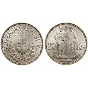 Slovakia, 20 crowns, 1941, Kremnica
