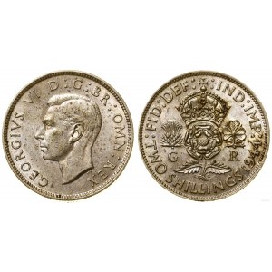 United Kingdom, 2 shillings (florin), 1944, London