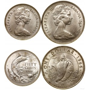 Bahamas, Set of 2 coins, 1966, London