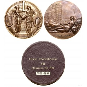 France, Commemorative Medal of the International Union of Railways, 1997