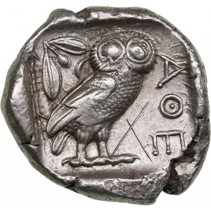 Attica, Athens AR Tetradrachm 440-404 BC