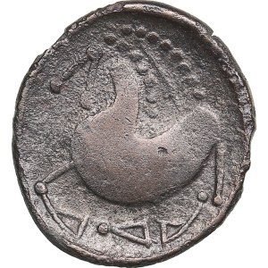 Eastern Europe. Mint in the southern Carpathian 200-100 BC. Schnabelpferd type AR Tetradrachm