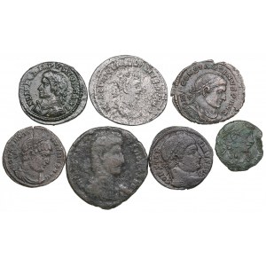 Small coll. of coins: Roman Empire AE (7)