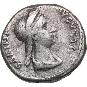 Roman Empire AR Denarius 134 AD - Sabina (AD 128-136/7)