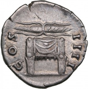 Roman Empire AR Denarius 146 AD - Antoninus Pius (AD 138-161)