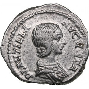 Roman Empire AR Denarius - Plautilla (AD 202-205)