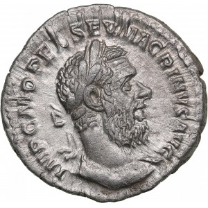 Roman Empire AR Denarius 217 AD - Macrinus (AD 217-218)