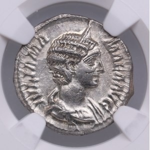 Roman Empire AR Denarius - Julia Mamaea (AD 222-235) - NGC MS