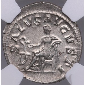 Roman Empire AR Denarius - Maximinus (AD 235-238) - NGC Ch AU