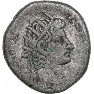 Roman Provincial, Alexandria, Egypt Silver (billon) Tetradrachm - Nero, with Divus Augustus (AD 54-68)