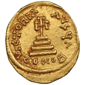 Byzantine Empire, Constantinople AV Solidus - Heraclius (AD 610-641), with Heraclius Constantine