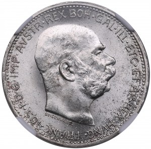 Austria 1 Corona 1915 - Franz Joseph I (1848-1916) - NGC MS 64