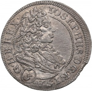 Bohemia, Silesia 3 Kreuzer 1706 - Joseph I (1705-1711)