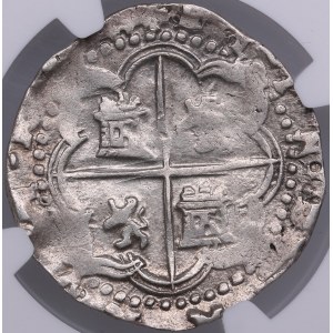 Bolivia 4 Reales - Philip II (1578-1595) - NGC XF 45