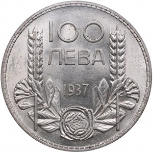 Bulgaria 100 Leva 1937 - PCGS MS62