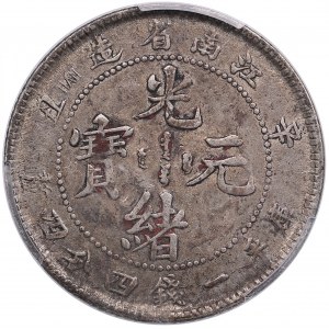 China, Kiangnan 20 Cents ND (1901) - PCGS Chop Mark - XF Detail