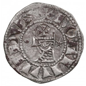 Crusader states, Antiochia AR Denier - Bohemond IV (1201-1216, 1219-1233)