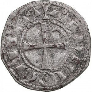 Crusader states, Antiochia AR Denier - Bohemond IV (1201-1216, 1219-1233)