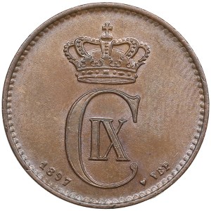 Denmark 2 Øre 1897 - Christian IX (1863-1906)