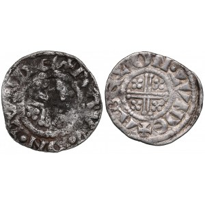 England AR Penny - John (1199-1216) / Henry II (1154-1189) (2)