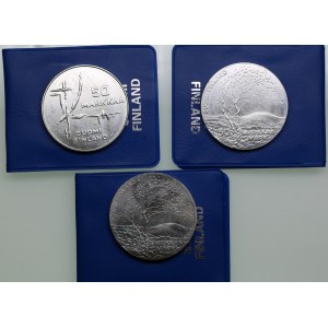 Finland 50 Markkaa 1982 & 1983 - World Ice Hockey & Athletics Championships (3)