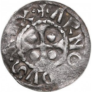 Carolingians AR Denier - Arnol de Carinthia. As King of East Francia (Germany) (887-899)