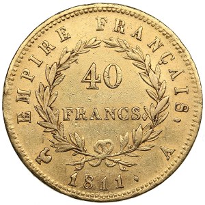 France 40 Francs 1811 - Napoleon I (1804-1814, 1815)