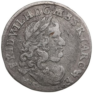 Germany, Prussia 6 Groschen 1684 HS - Frederick William (1640-1688)