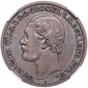 Germany, Meckenburg-Strelitz 2 Mark 1877 A - NGC VF 30