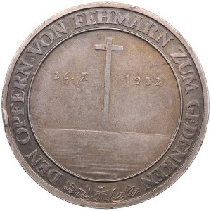 Germany, Weimar Republic Medal 1932 - Sinking of the training ship Niobe