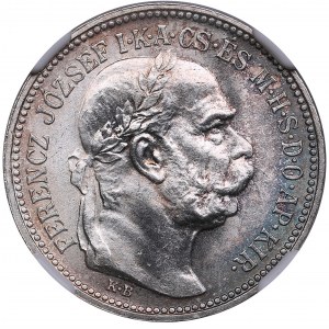 Hungary 1 Korona 1915 KB - NGC MS 65