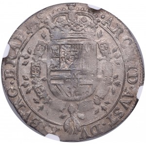 Spanish Netherlands, Brabant 1/4 Patagon 1631 - NGC AU 58
