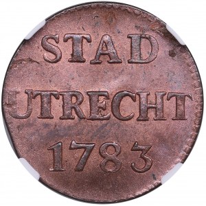 Netherlands, Utrecht Duit 1783 - NGC MS 65 RB