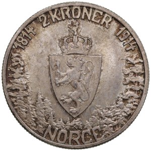 Norway 2 Kroner Mor Norge (Mother Norway) 1914 - Haakon VII (1905-1957)