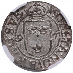 Sweden 1/2 Öre 1597 - Sigismund (1592-1599) - NGC MS 63