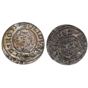 Small lot of coins: Sweden, Elbing Solidus 1632, 1635 (2)