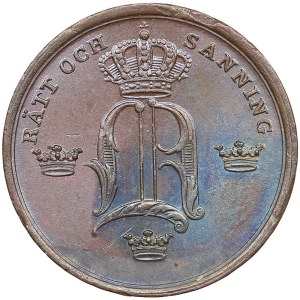 Sweden ⅓ Skilling Banco - Oscar I (1844-1859)