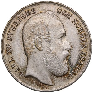 Sweden Medal - In memory of the King Carl XV 1826-1872