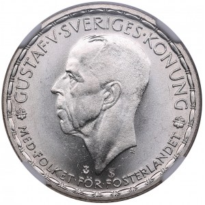 Sweden 1 Krona 1948 TS - Gustaf V (1907-1950) - NGC MS 64